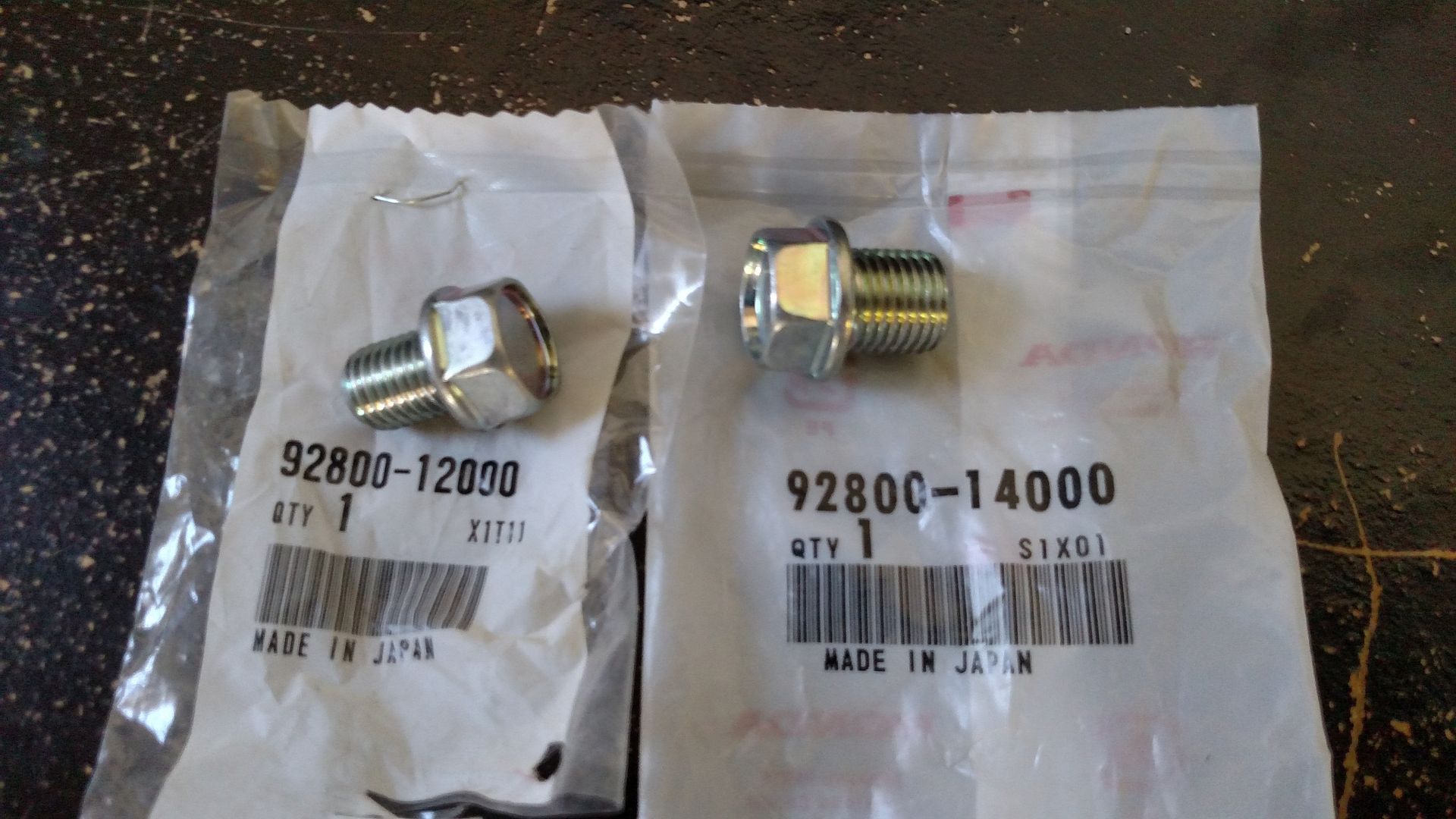 Oil drain plug size Honda Foreman Forums